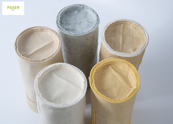 Aramid collega i sacchetti filtro con un manicotto del collettore di polveri di Nomex 450 500 550 GSM
