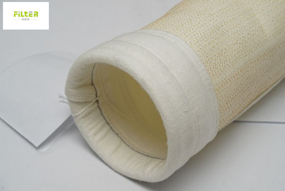 Sacchetto filtro della polvere di Nomex Aramid PPS P84 PTFE 450-550g per industria del cemento