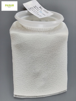 Sacchetto filtro liquido del PE di nylon con Plasic o l'ANELLO SS304