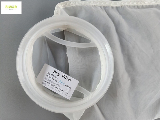 Sacchetto filtro dell'acqua del filato cucirino del PE del nylon dei pp un'abitudine di 200 micron