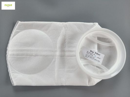 100 micron pp Mesh Liquid Water Filtration Bag con l'anello d'acciaio